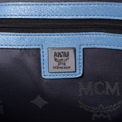 MCM Visetos Medium Stark Backpack Light Blue 8 of 15