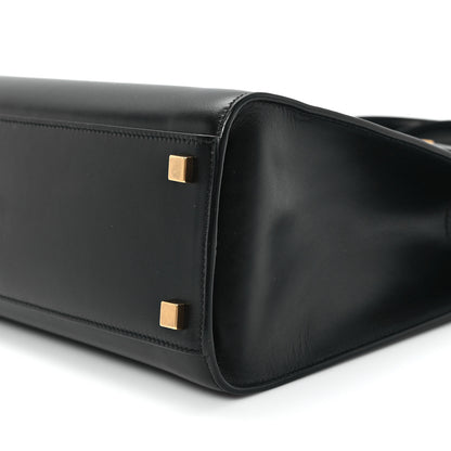 Saint Laurent Calfskin Small Manhattan Shopper Tote Black 10 of 11