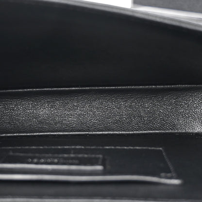 Saint Laurent Box Calfskin Monogram Medium Solferino Satchel Black 5 of 12