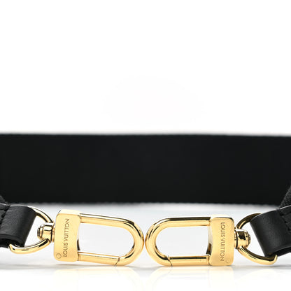 Louis Vuitton Canvas Adjustable Speedy 22 Bandouliere Shoulder Strap Black 3 of 3