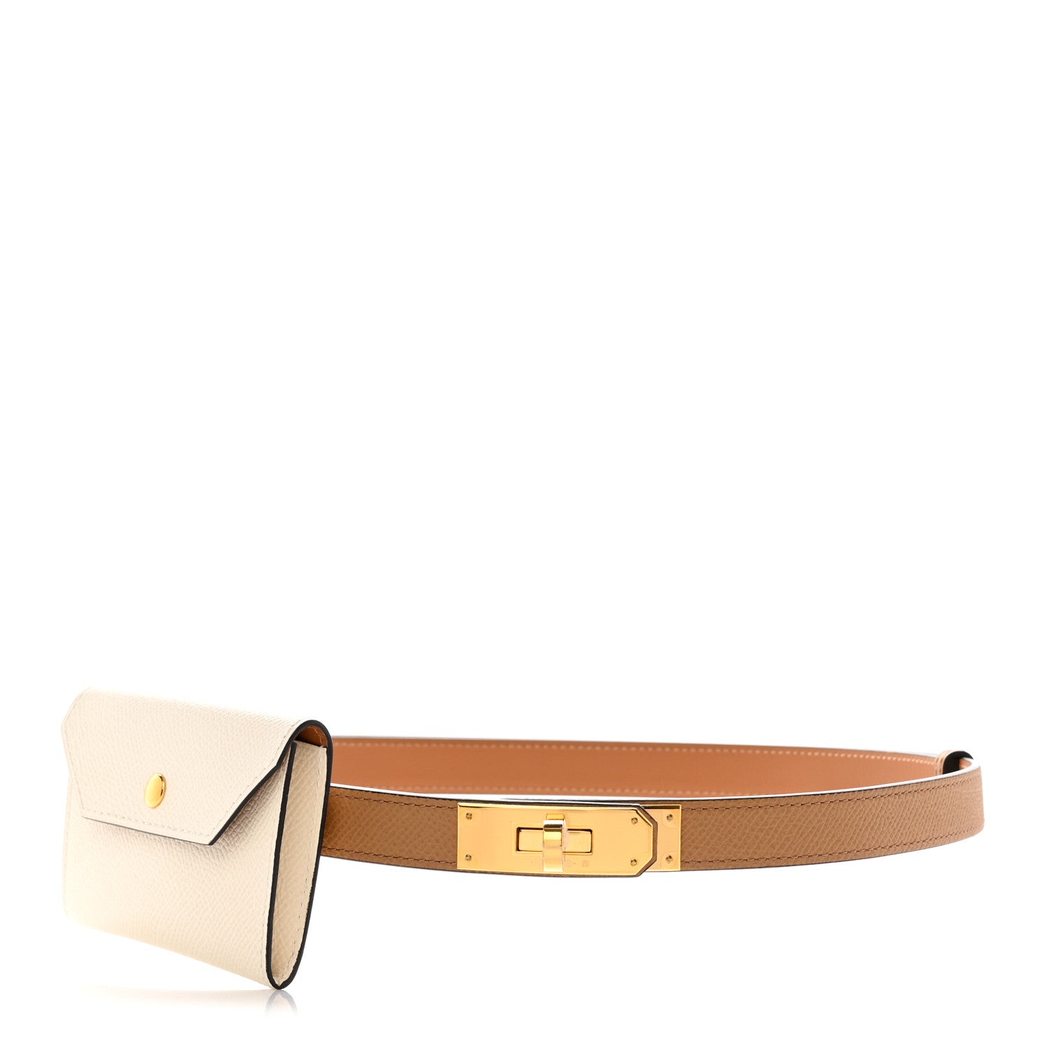 Hermes Epsom Kelly Pocket Belt Biscuit Nata 1 of 9