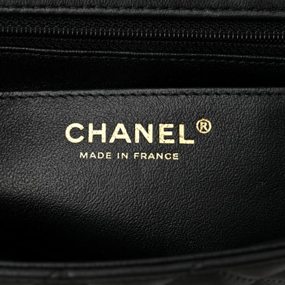 Chanel Lambskin Quilted Mini Coco Charms Rectangular Flap Black 6 of 10