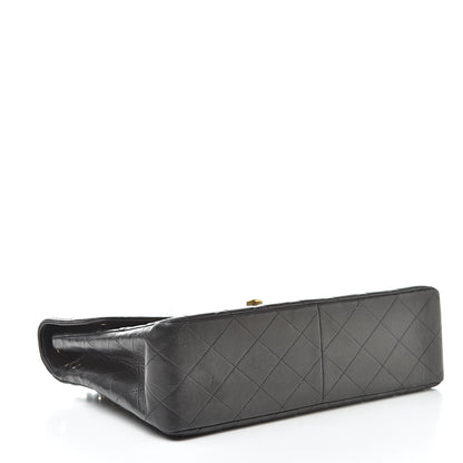 Chanel Lambskin Quilted XL Jumbo Single Flap Black 4 of 21