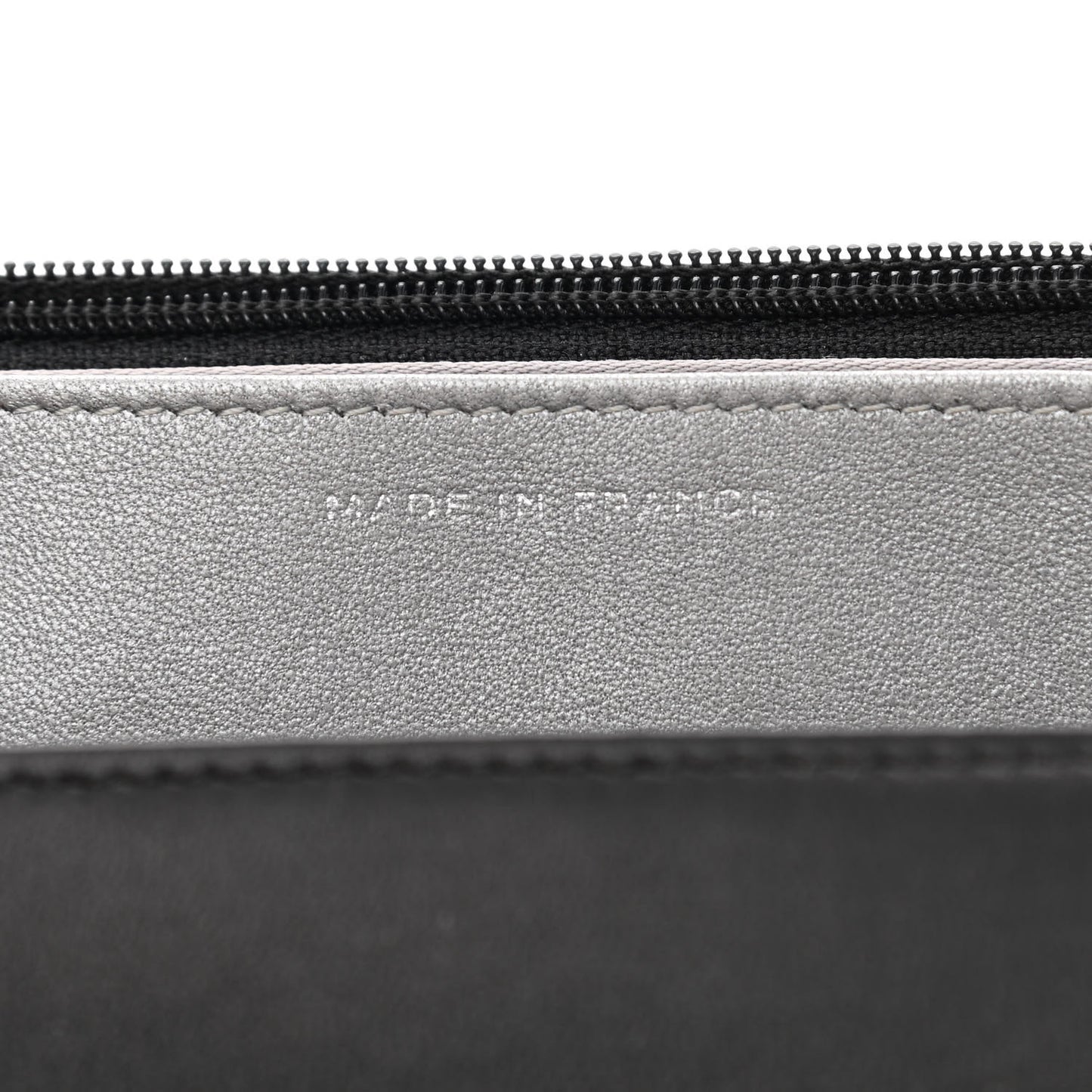 Lambskin Camellia Embossed Wallet on Chain WOC Black