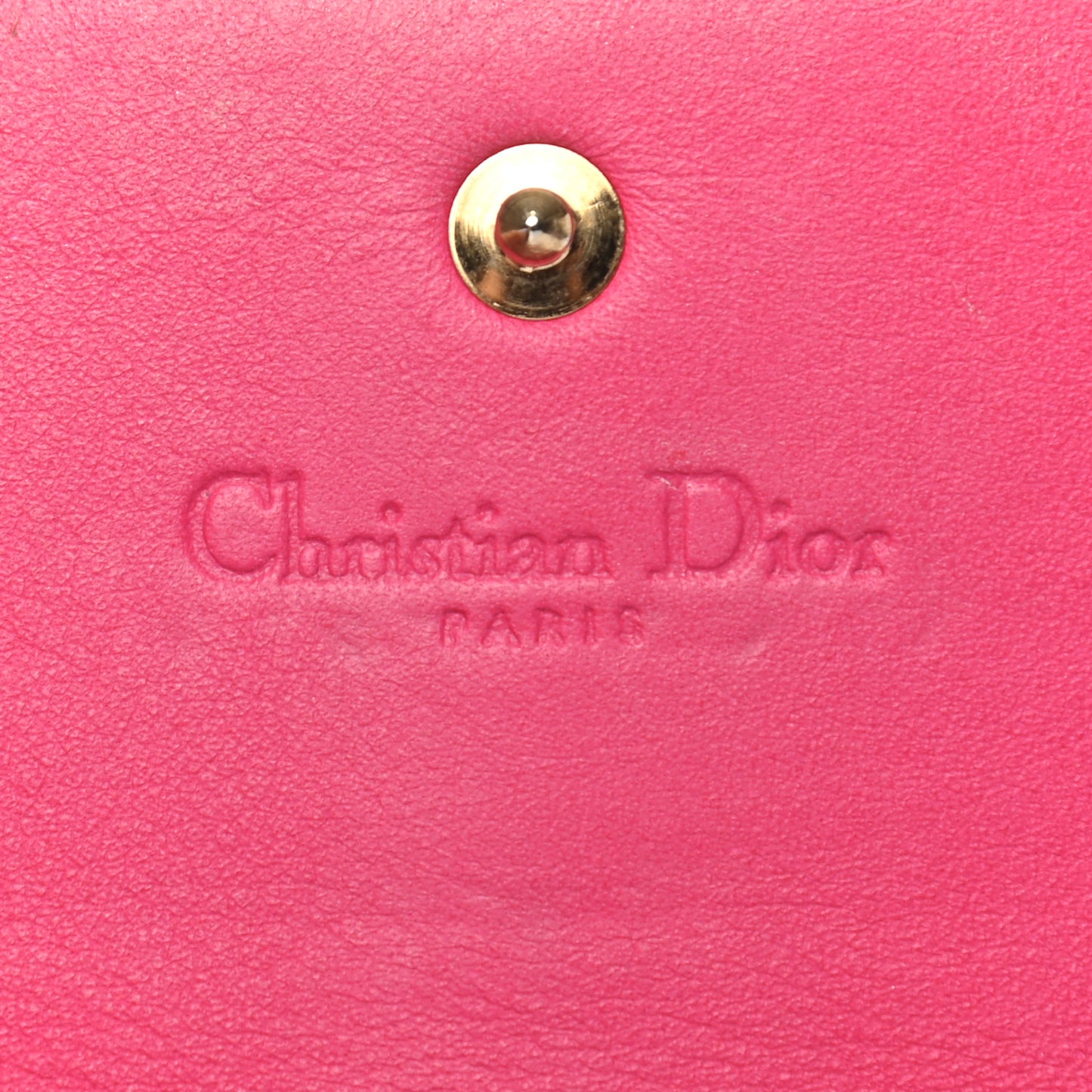 Patent Cannage Rendezvous Chain Wallet Fuchsia