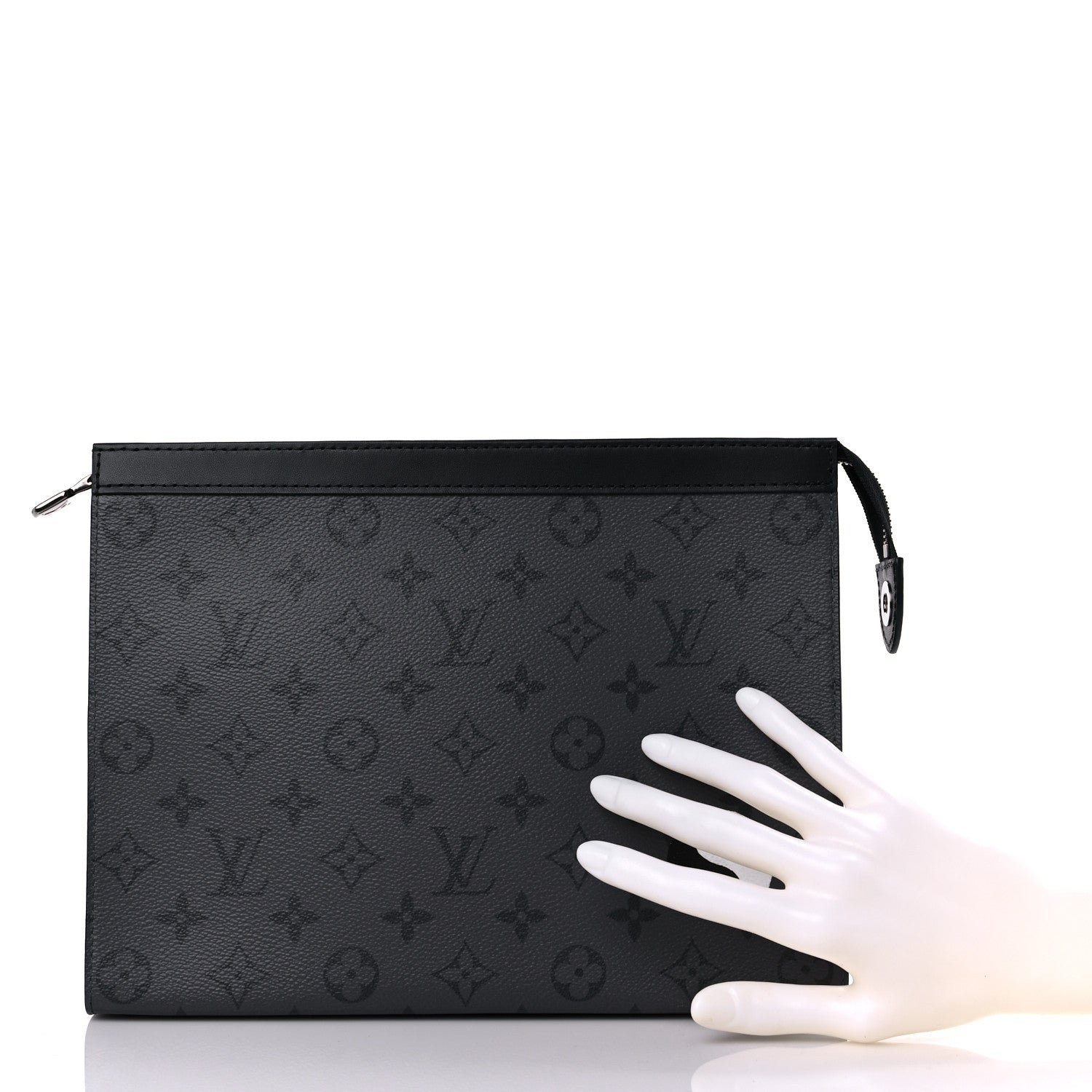 Louis Vuitton Monogram Eclipse Reverse Pochette Voyage MM 2 of 12