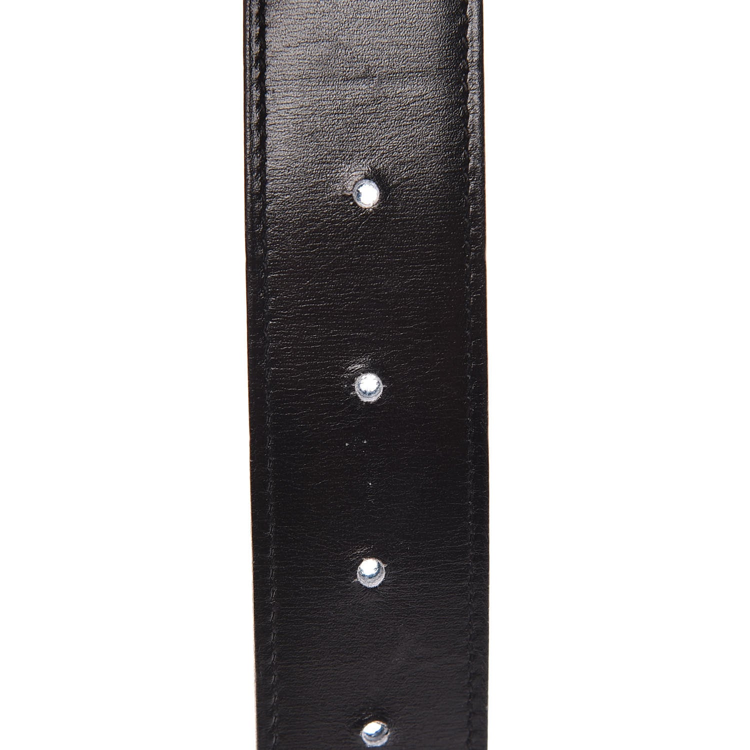 Hermes Box Togo 32mm H Belt 90 Black Blue Jean 5 of 9