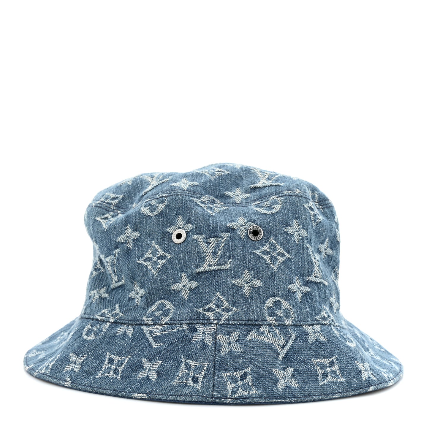 Monogram Denim Transformable Bob Bucket Hat Blue
