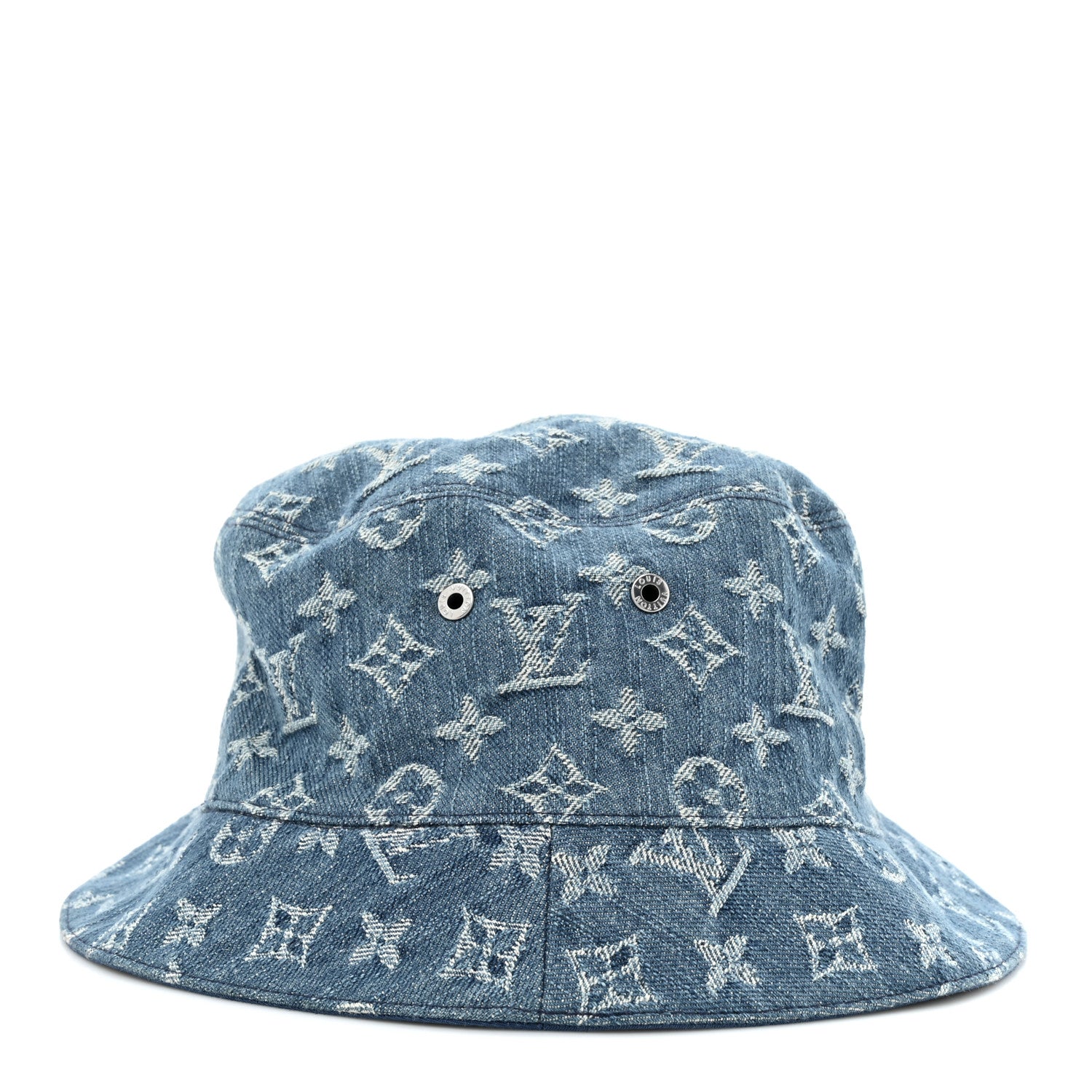 Louis Vuitton Monogram Denim Transformable Bob Bucket Hat Blue 7 of 15