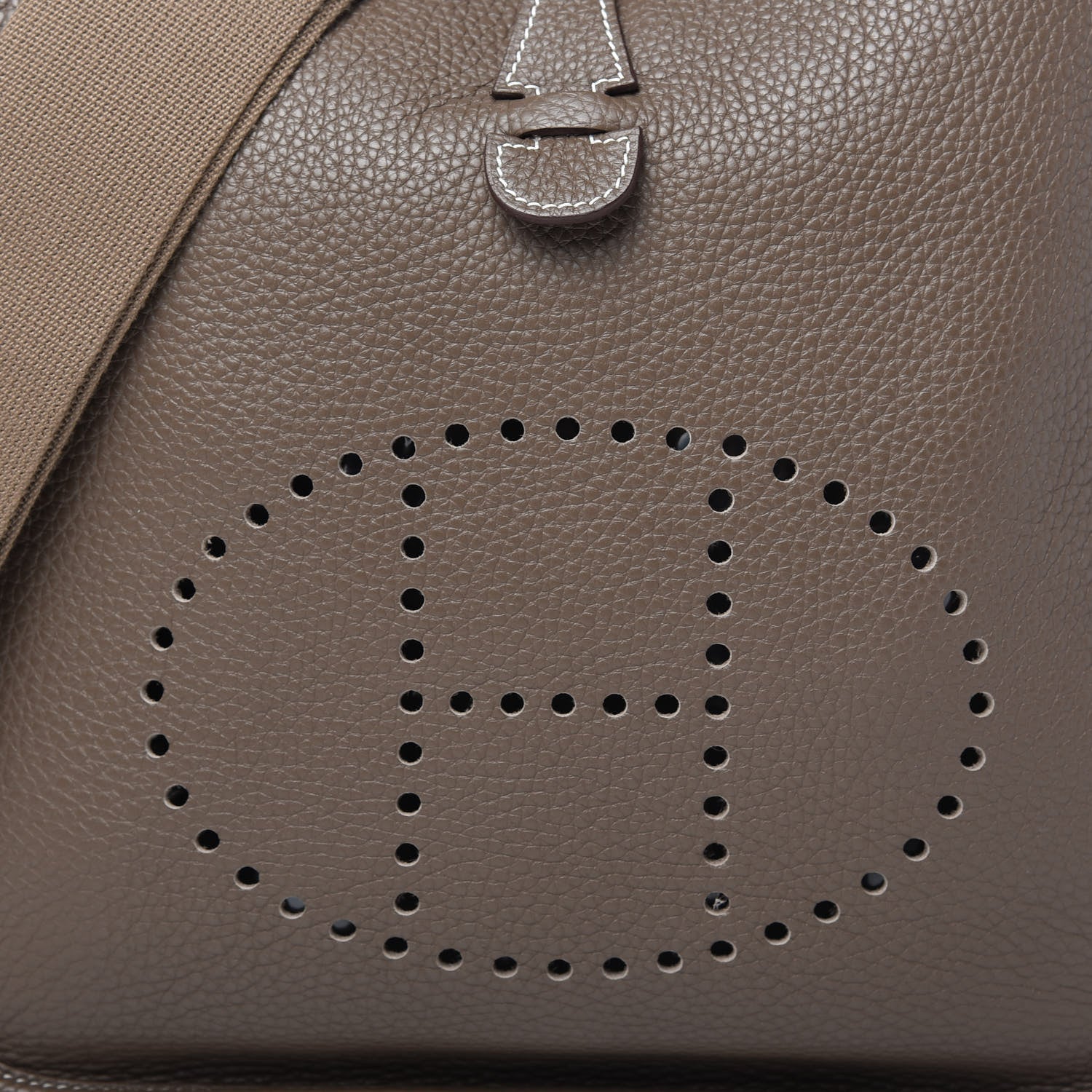 Hermes Taurillon Clemence Evelyne III PM Etoupe 9 of 11