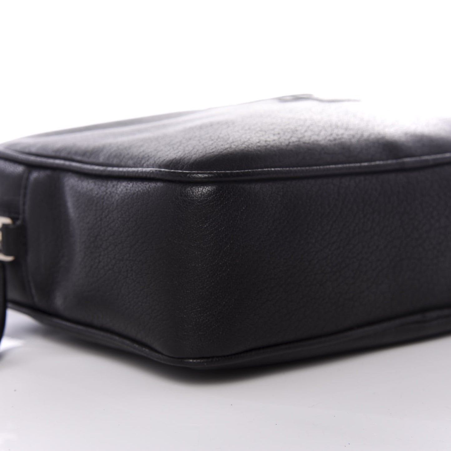 Lambskin Monogram Small Lou Camera Bag Black