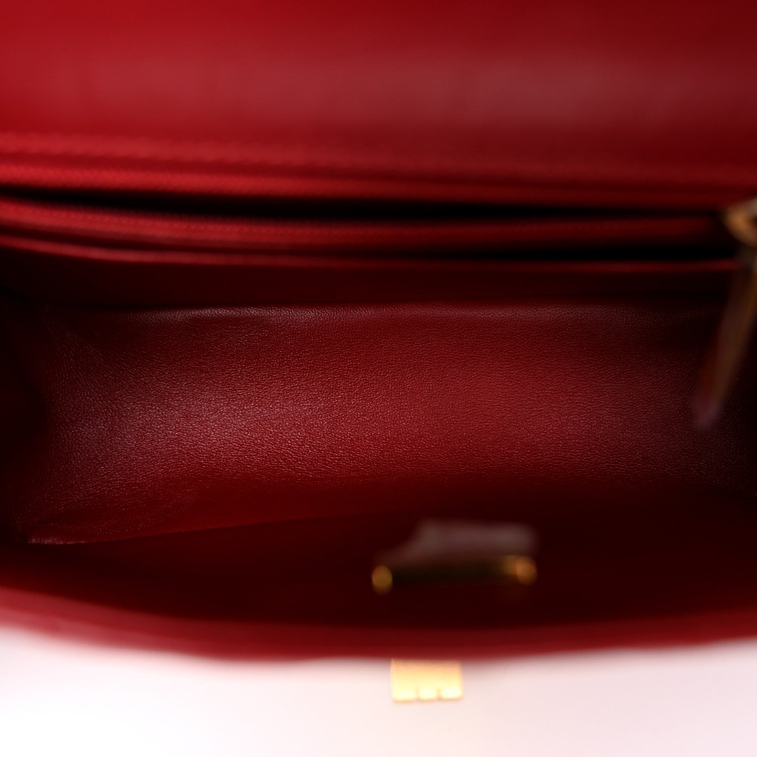 Chanel Aged Calfskin Chevron Quilted 2.55 Reissue Mini Flap Dark Red 5 of 11