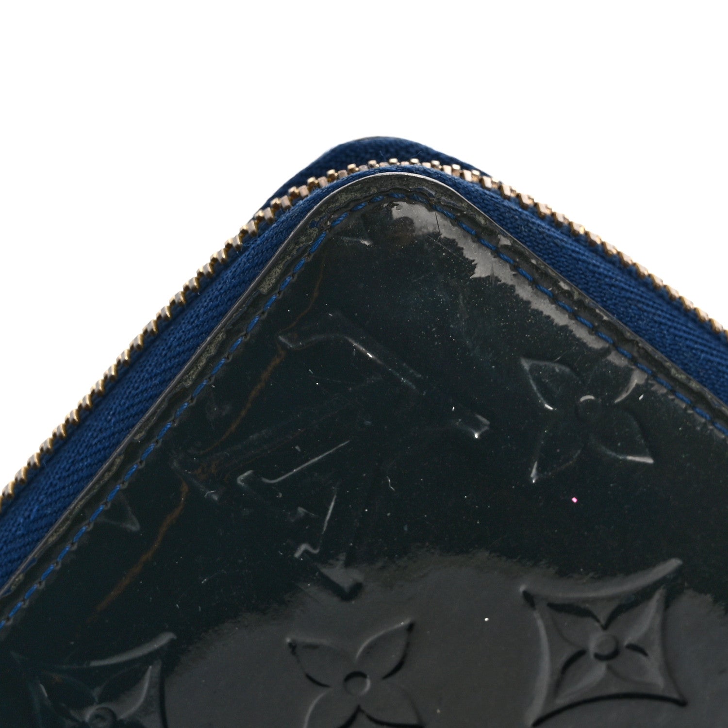 Louis Vuitton Vernis Zippy Wallet Grand Blue 16 of 19
