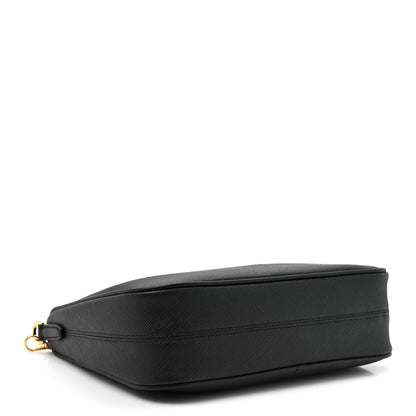 Prada Saffiano Lux Re-Edition 2005 Shoulder Bag Black 4 of 9
