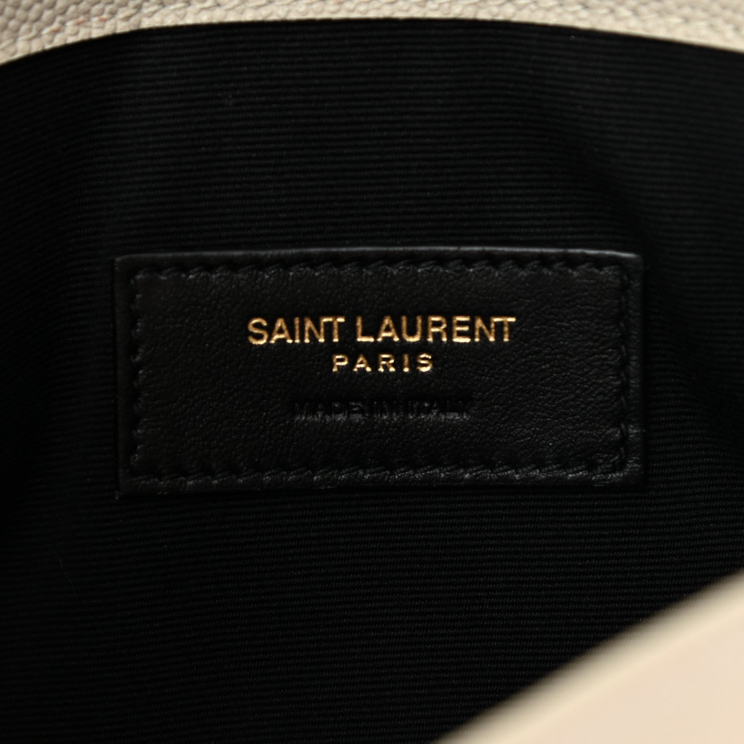 Saint Laurent Grain De Poudre Uptown Pouch Crema Soft 6 of 8