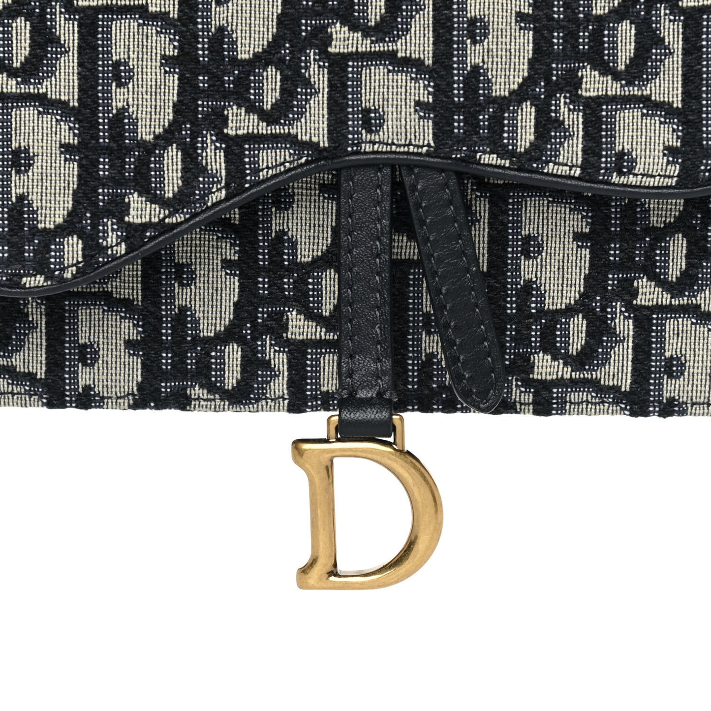 Oblique Saddle Belt Bag Blue