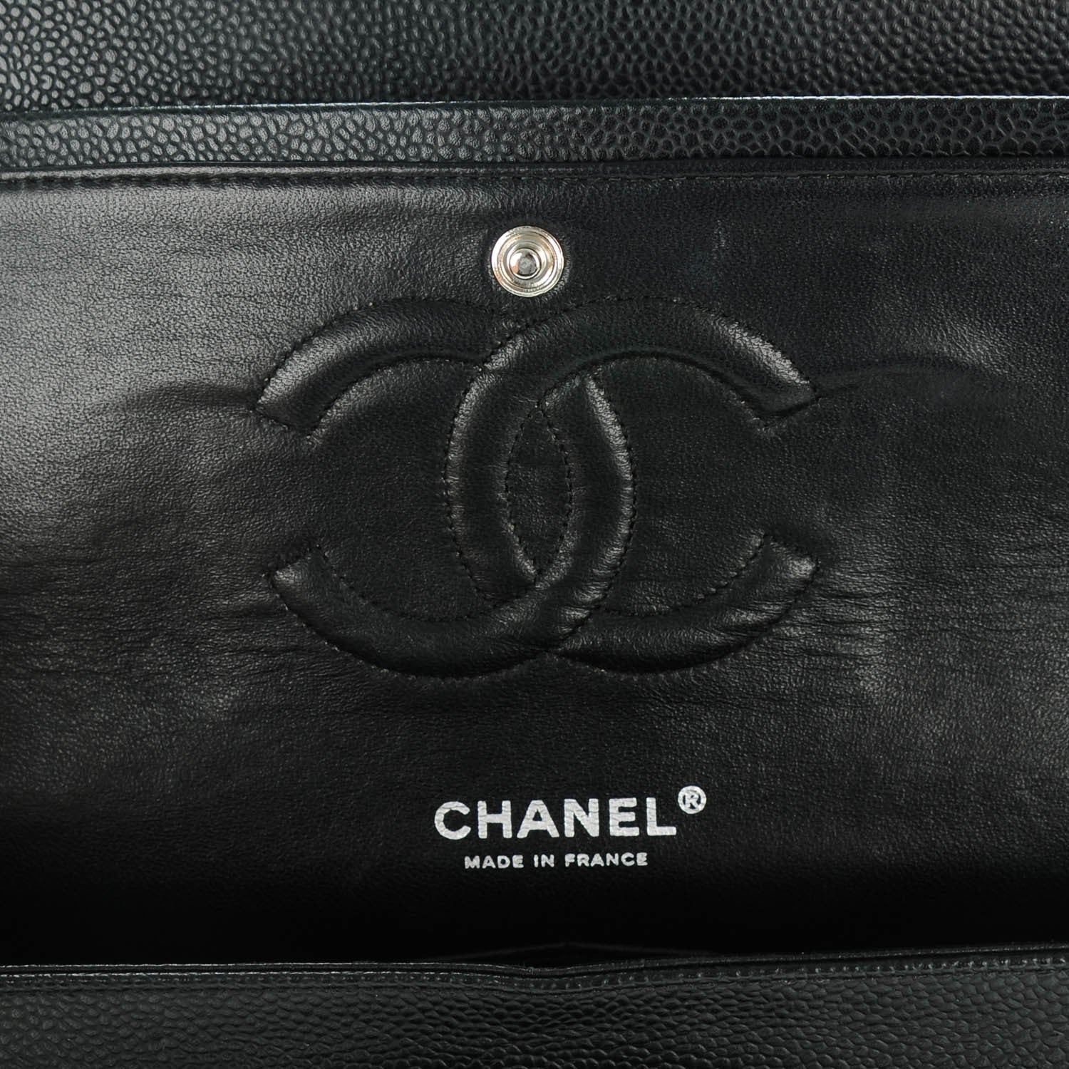 Chanel Caviar Quilted Medium Double Flap Black 6 of 8