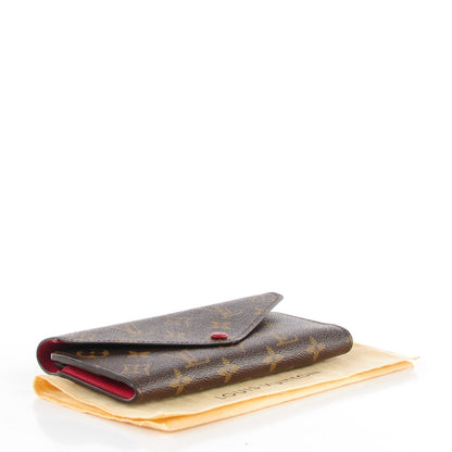 Louis Vuitton Monogram Josephine Wallet Red 4 of 7
