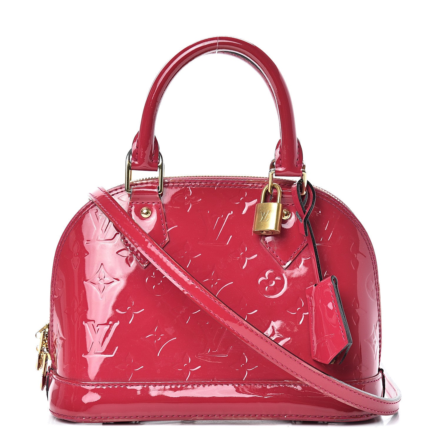 Louis Vuitton Vernis Alma BB Rose Indien 1 of 18