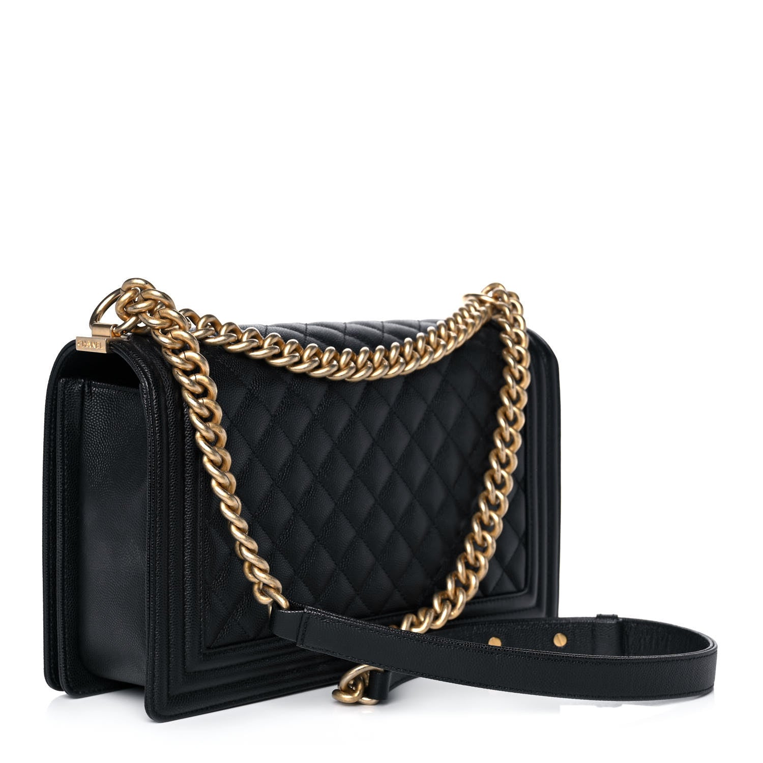 Chanel Caviar Quilted New Medium Boy Flap Black 3 of 12