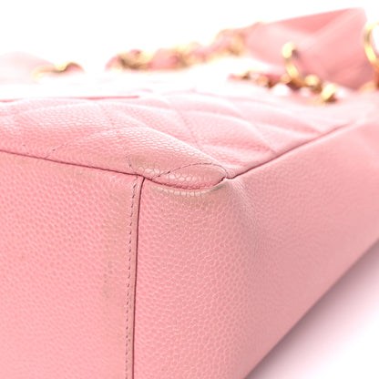 Chanel Caviar Quilted Petit Shopping Tote PST Pink 9 of 30