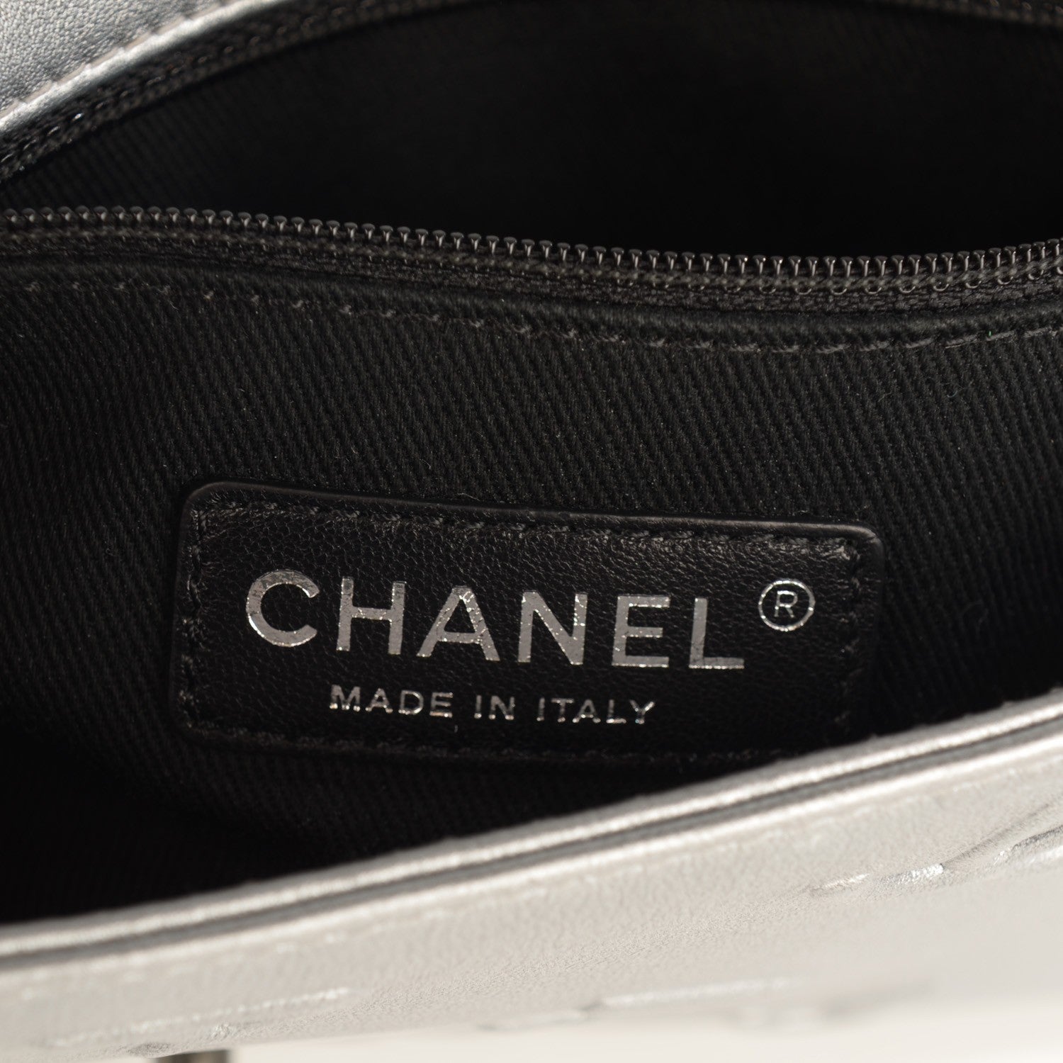 Chanel Metallic Lambskin Symbols Medium Single Flap Silver 6 of 8