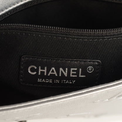 Chanel Metallic Lambskin Symbols Medium Single Flap Silver 6 of 8