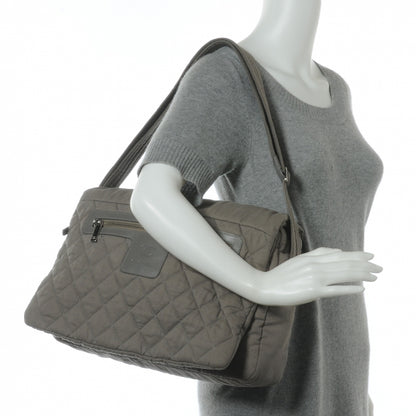 Chanel Denim Coco Cocoon Messenger Bag Grey 2 of 7
