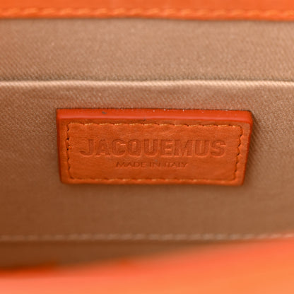 Jacquemus Calfskin Shearling Le Chiquito Moyen Orange 6 of 10