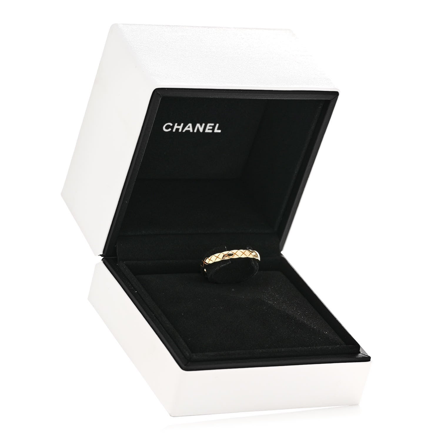 Chanel 18K Yellow Gold Mini Coco Crush Ring 61 9.5 5 of 5