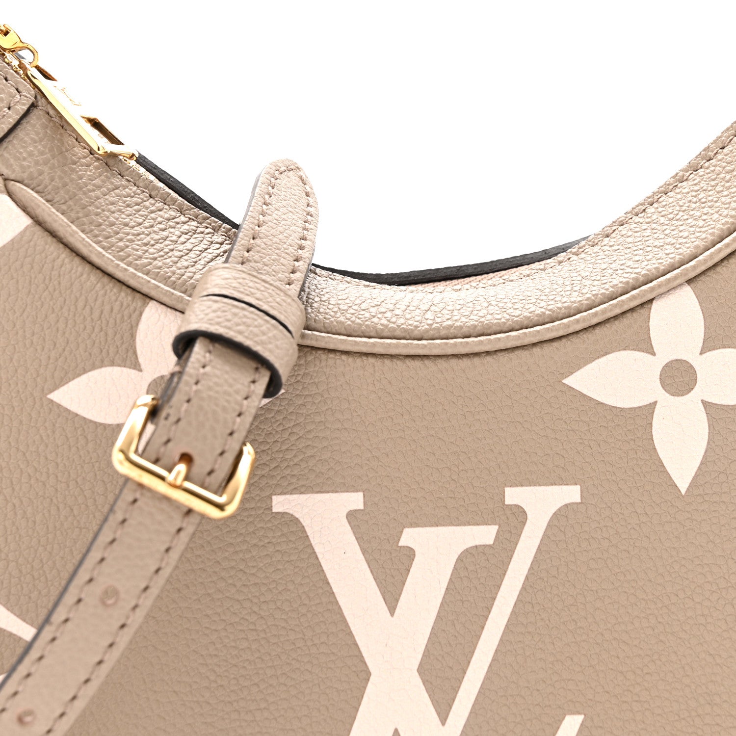 Louis Vuitton Empreinte Monogram Giant Bagatelle NM Tourterelle Creme 7 of 10