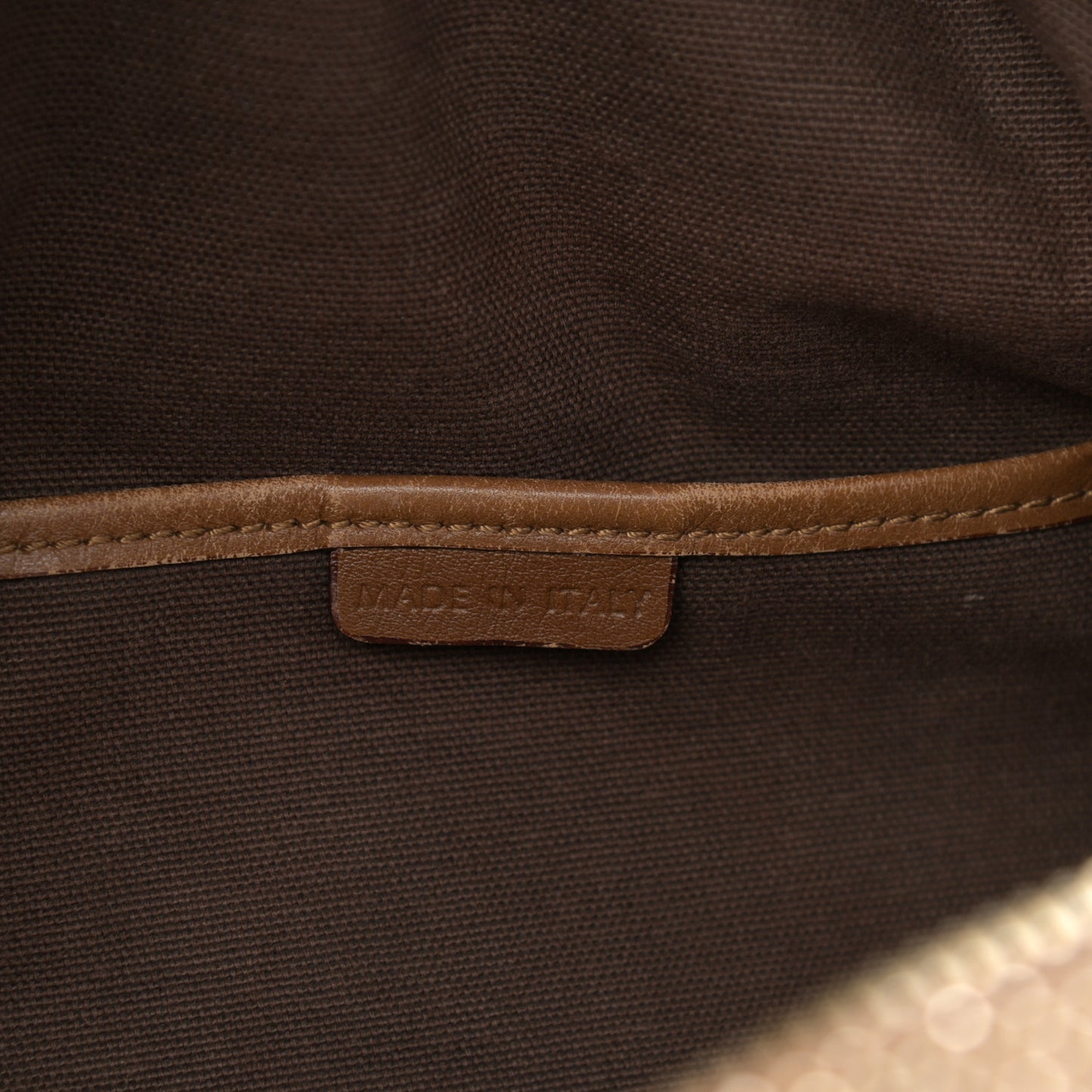 House Check Studded Knight Satchel Brown