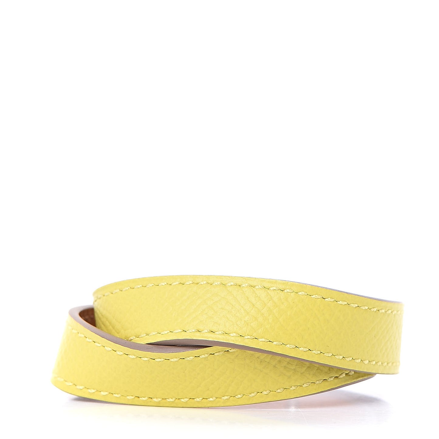 Epsom Kelly Double Tour Bracelet XS Lime