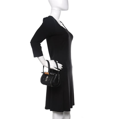 Gucci Monogram Small Bamboo Bullet Black 2 of 10