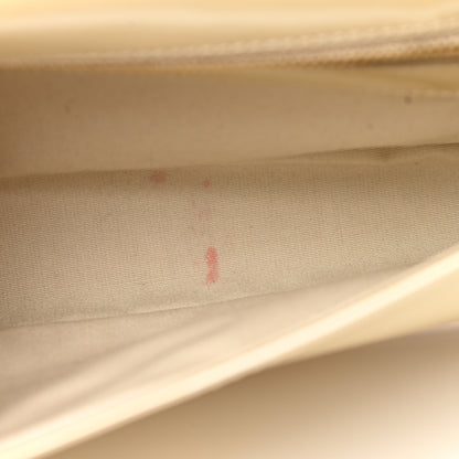 Louis Vuitton Patent Sobe Clutch Creme 8 of 8