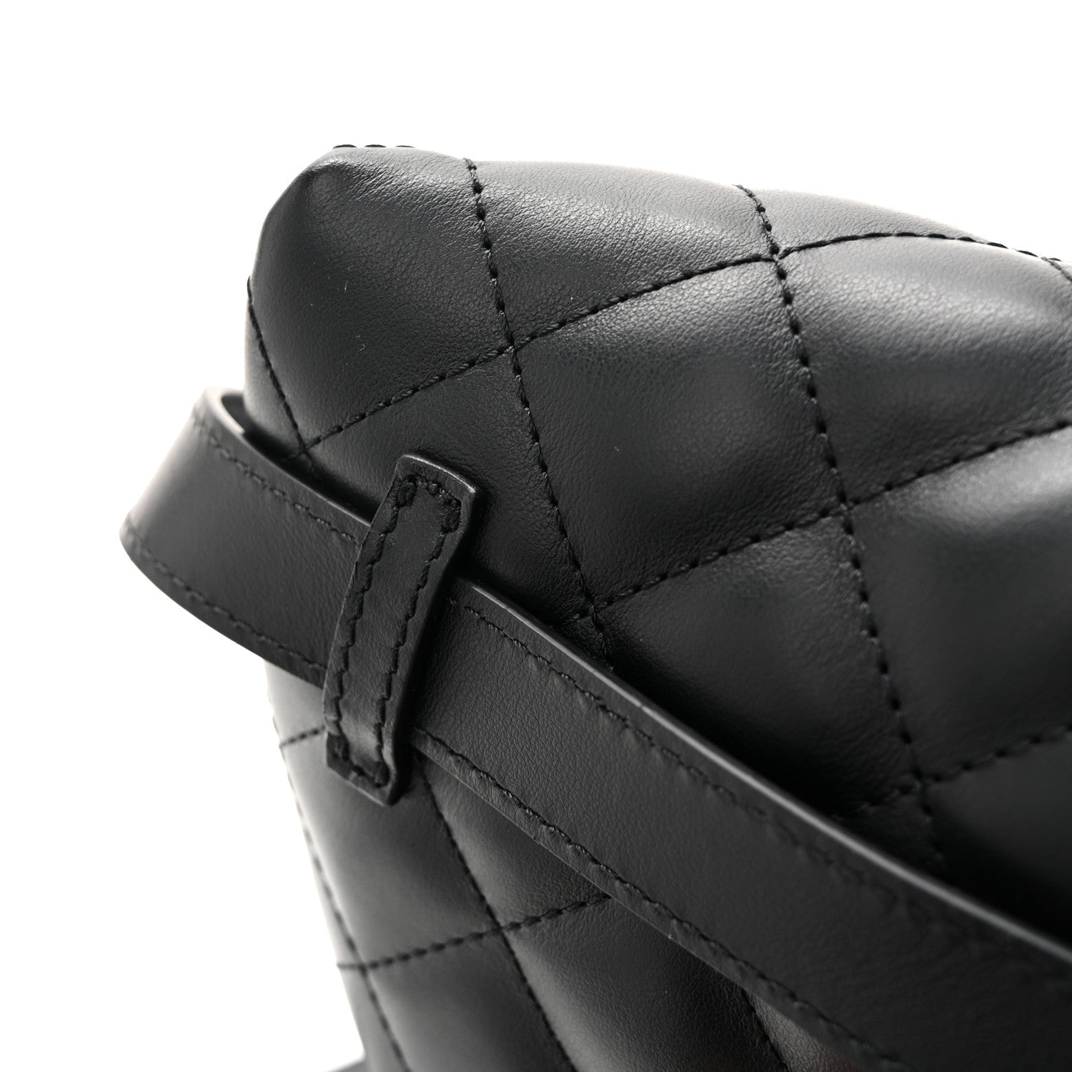 Chanel Calfskin Quilted Waist Belt Bag Black 12 of 12
