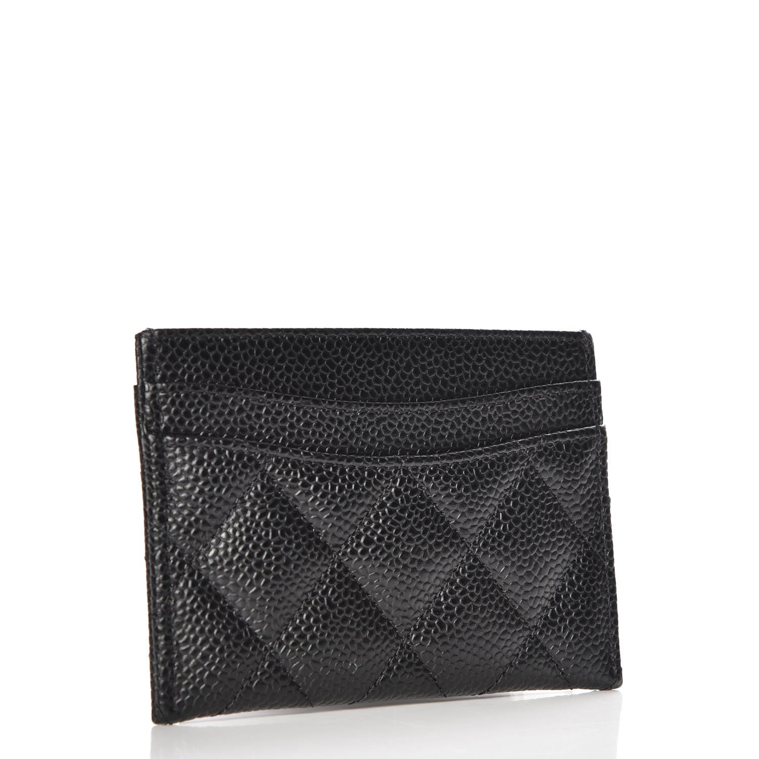 Chanel Caviar Quilted Card Holder Black 3 of 8