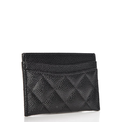 Chanel Caviar Quilted Card Holder Black 3 of 8