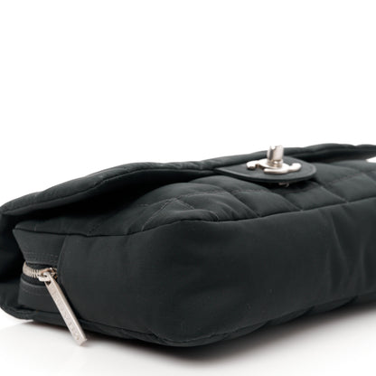 Chanel Nylon Square Quilted Flap Black 10 of 13
