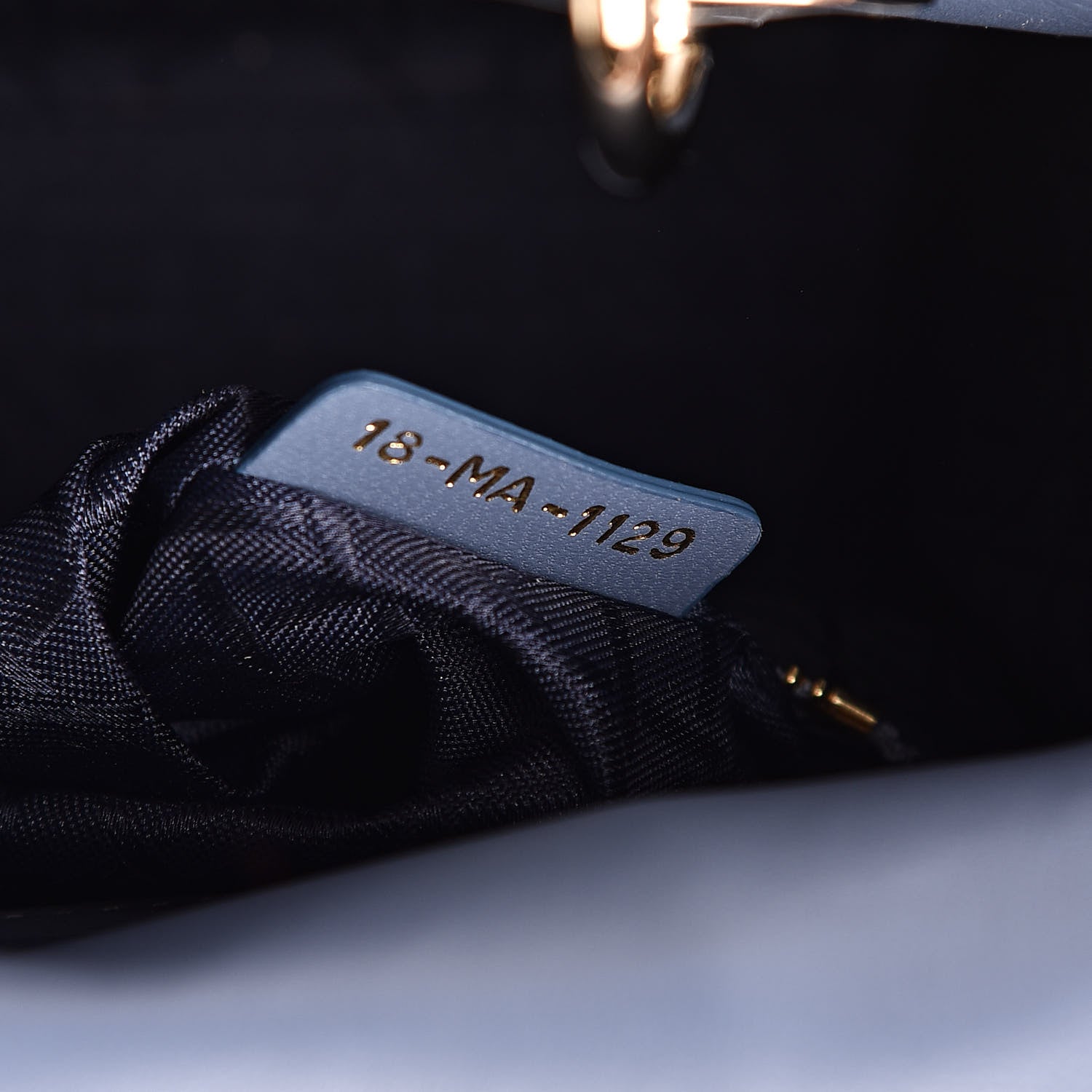 Christian Dior Lambskin Cannage Small My ABCDior Lady Dior Denim Blue 7 of 9