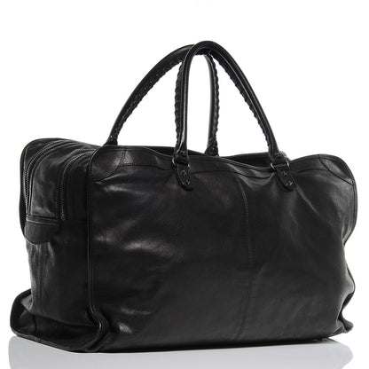 Balenciaga Wrinkled Lambskin Mens Arena Voyage Case Black 3 of 7