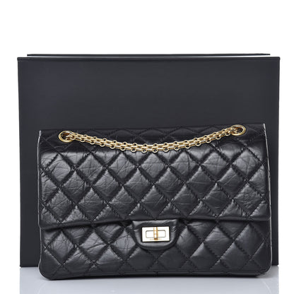 Chanel Aged Calfskin Quilted 2.55 Reissue 226 Flap Black 10 of 10
