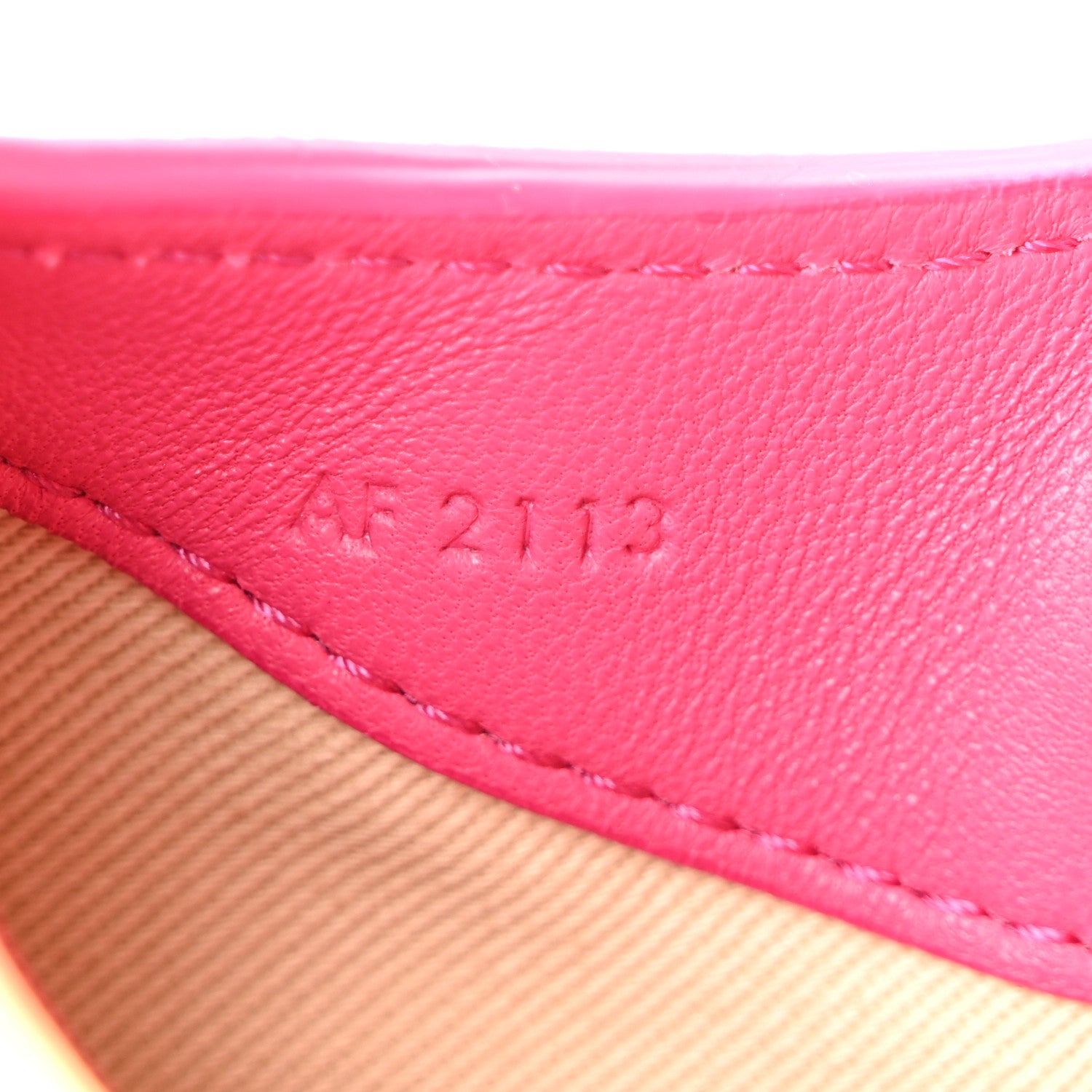 Jacquemus Calfskin Le Petit Calino Ring Top Handle Bag Dark Pink 7 of 10