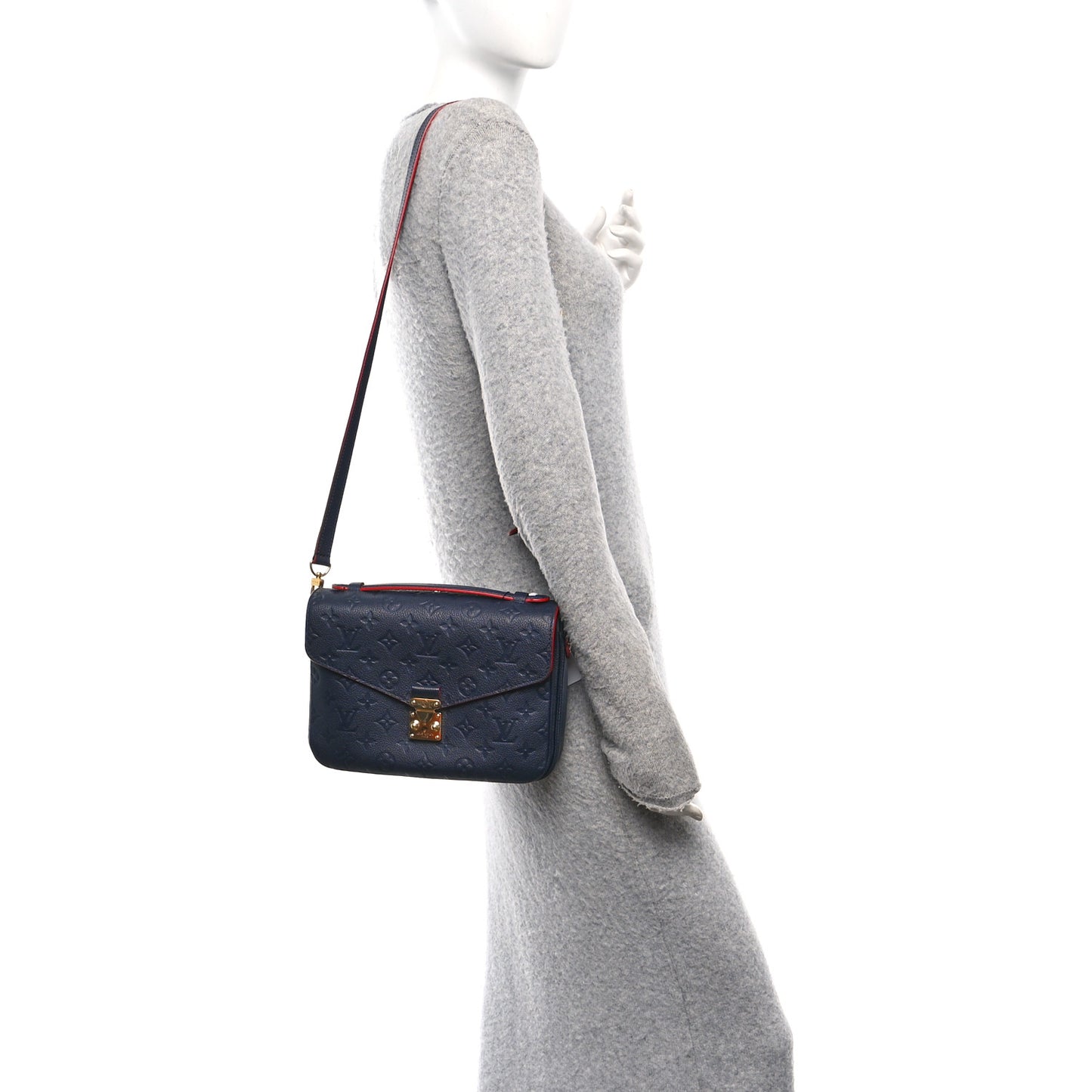Empreinte Pochette Metis Marine Rouge