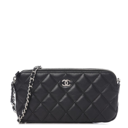 Chanel Quilted Small Clutch With Chain Black 1 of 11