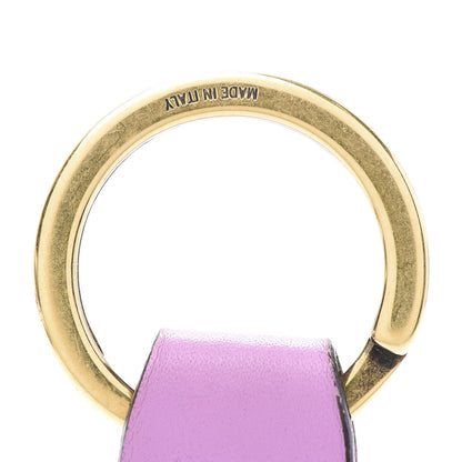 Gucci Web Nylon Pearl Heart Key Ring Candy Mousse Navy 4 of 6