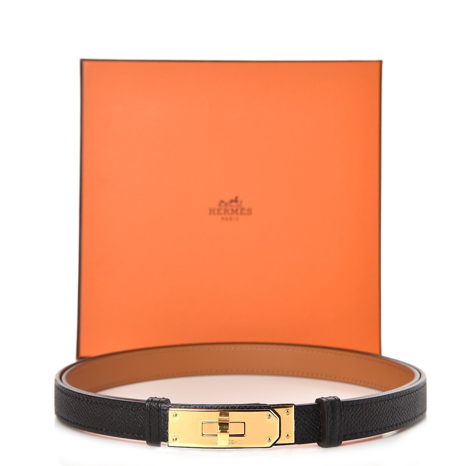Hermes Epsom Kelly Belt Black 4 of 4