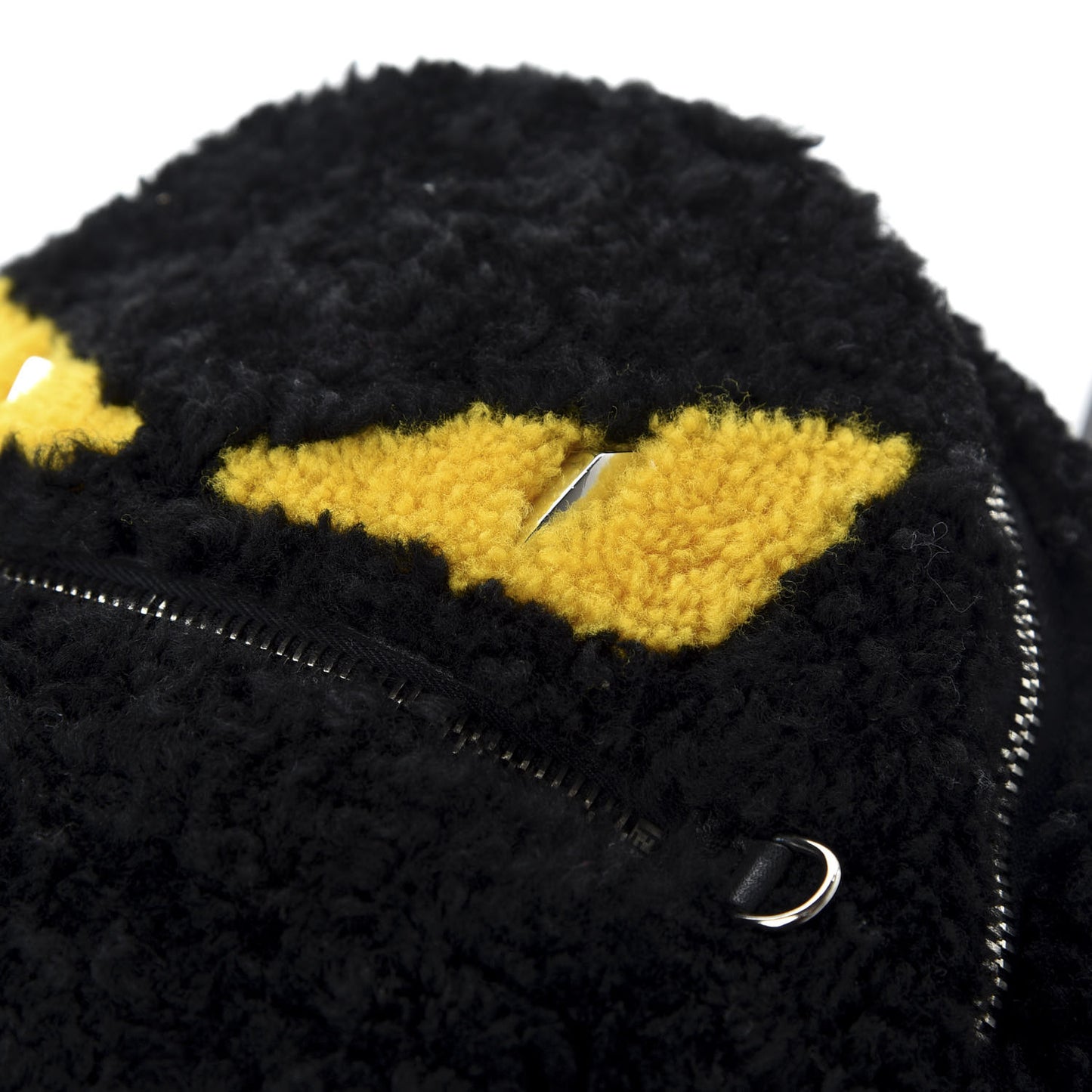 Shearling Monster Mini Bag Bug Backpack Black