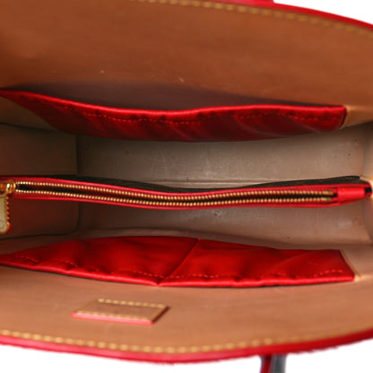 Louis Vuitton Monogram Calf Hair Spikes Iconoclasts Christian Louboutin Tote Red 5 of 11