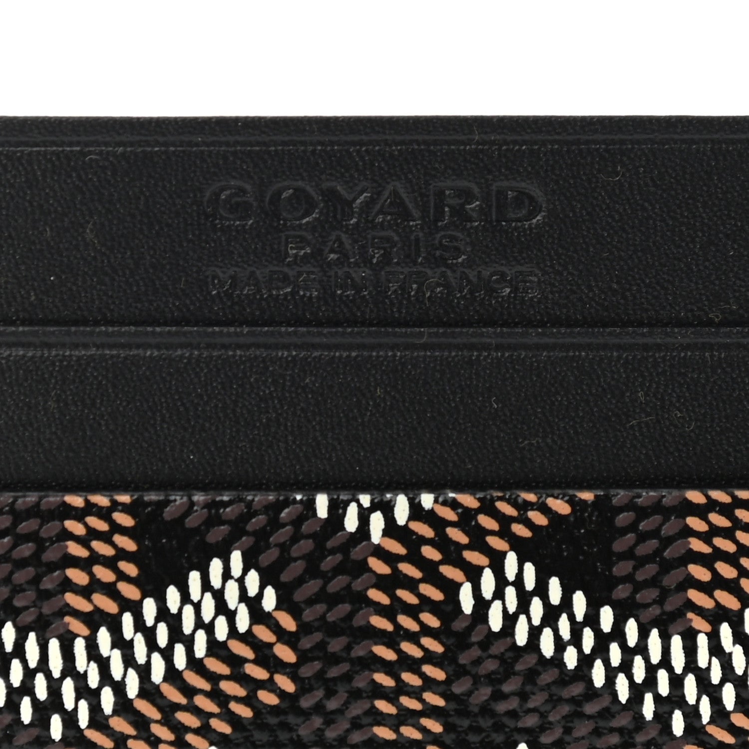 Goyard Goyardine Saint Sulpice Card Holder Black 6 of 8